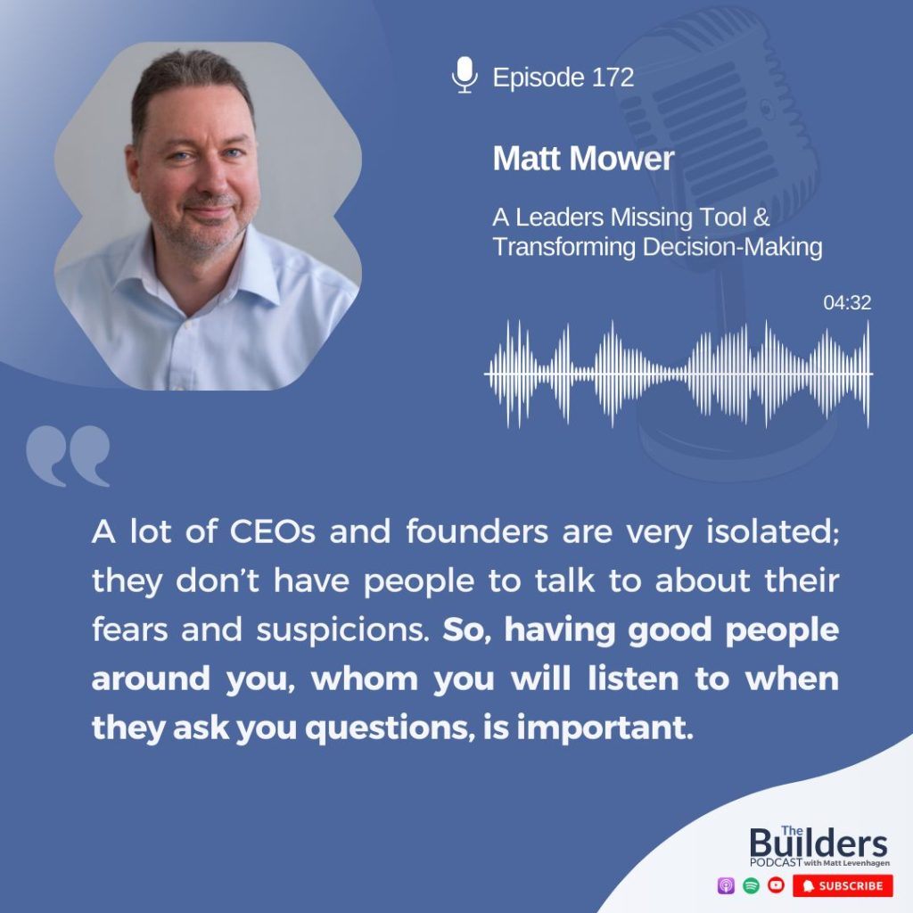 Matt Mower's quote